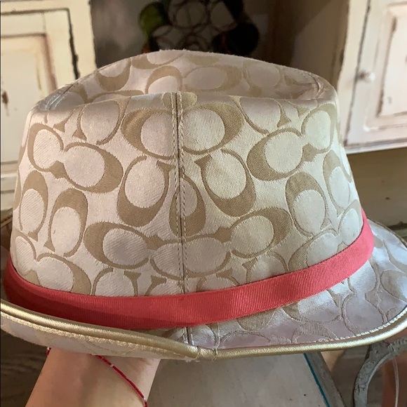 Coach Polyester Signature Monogram Hat - Picture 3 of 5
